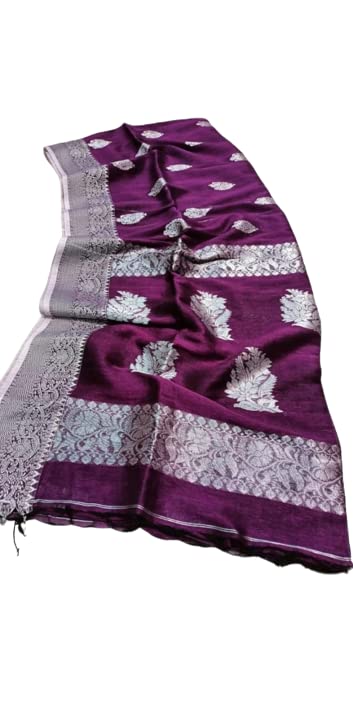 Linen Banarasi Saree