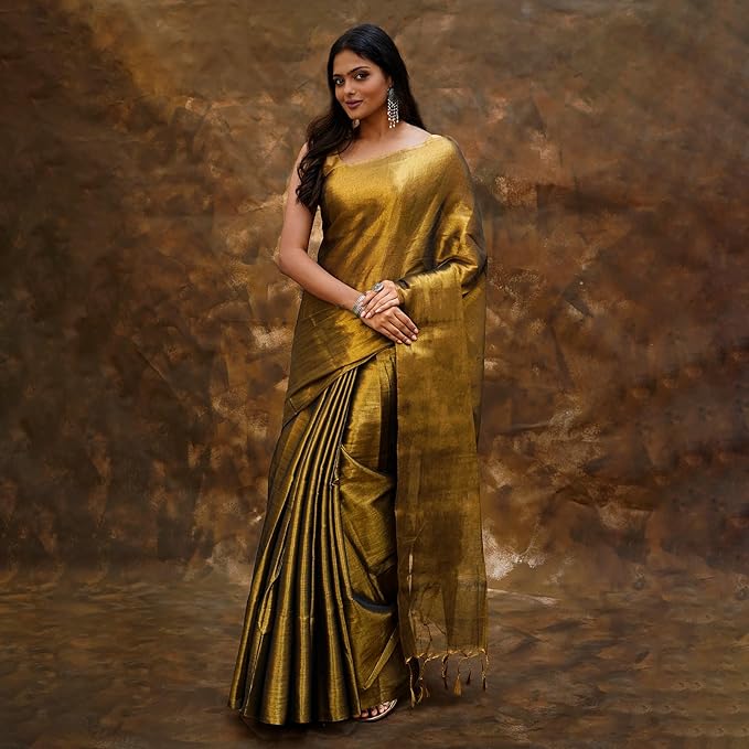 Tissue Handloom Saree