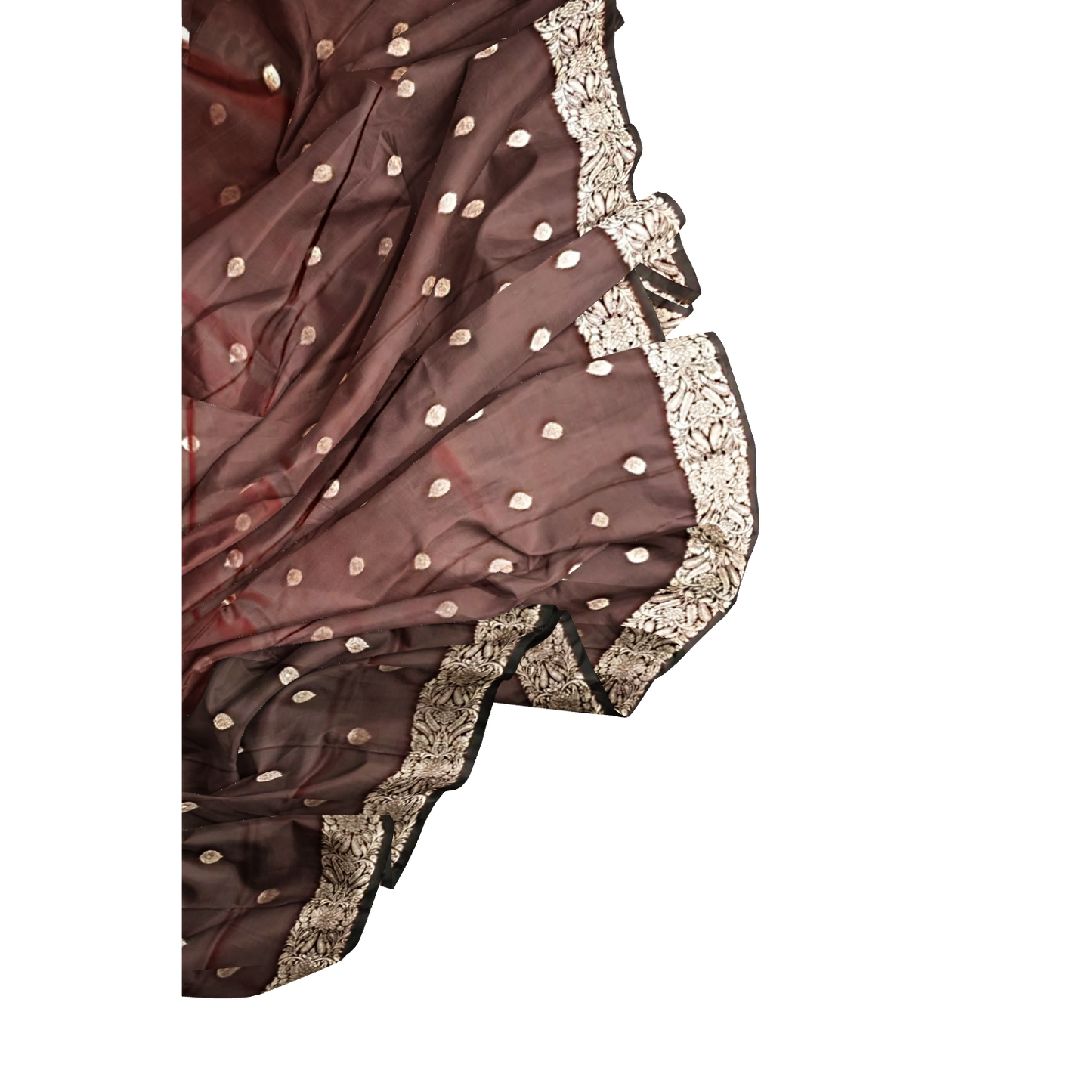 Kanjivaram Silk Dual Tone with Traditional Border Soft Silk Body Butta