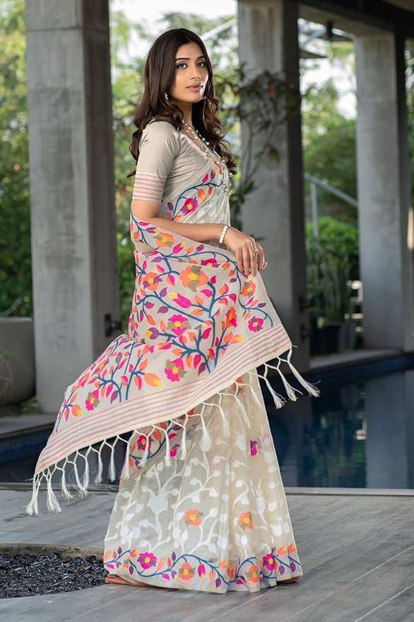 Matka Jamdani Saree