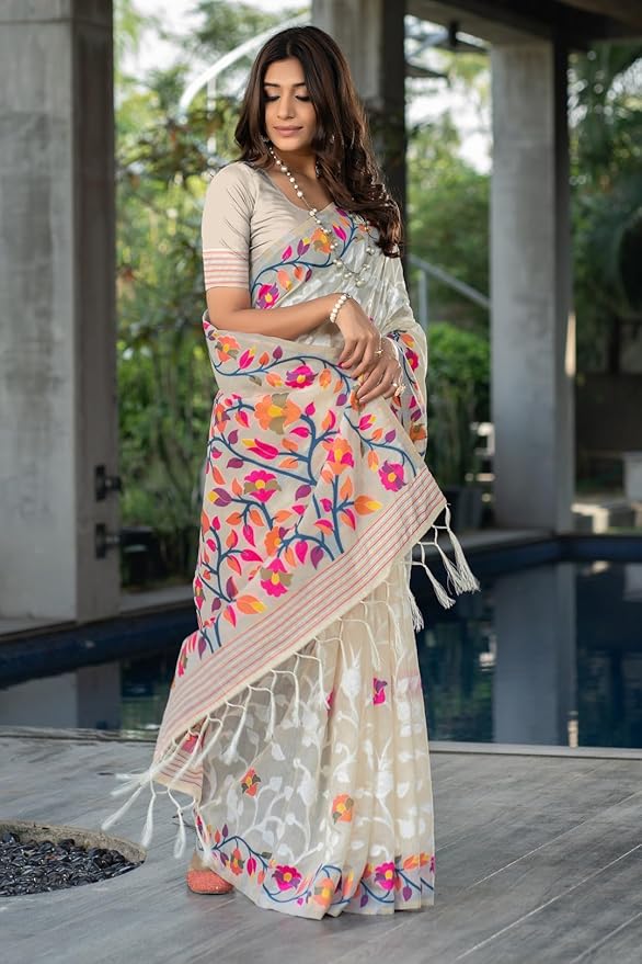 Matka Jamdani Saree