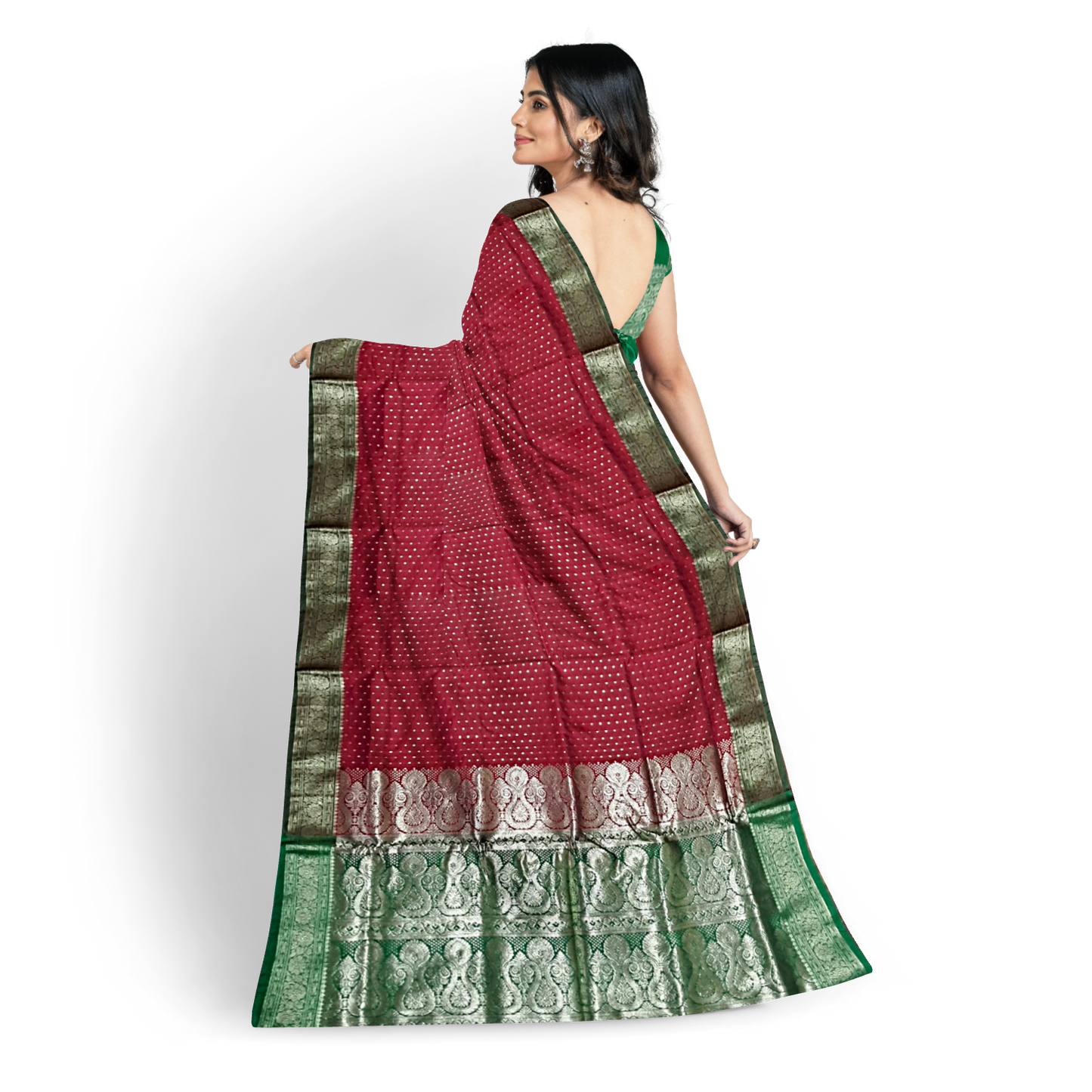 Banarasi Silk Buti Work Saree